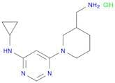 [6-(3-Aminomethyl-piperidin-1-yl)-pyrimidin-4-yl]-cyclopropyl-amine hydrochloride