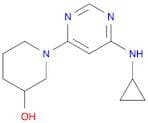 1-(6-Cyclopropylamino-pyrimidin-4-yl)-piperidin-3-ol