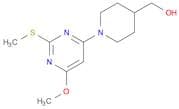 [1-(6-Methoxy-2-methylsulfanyl-pyrimidin-4-yl)-piperidin-4-yl]-methanol
