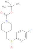 tert-Butyl 4-(((4-fluorophenyl)sulfinyl)methyl)piperidine-1-carboxylate