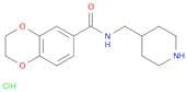 2,3-Dihydro-benzo[1,4]dioxine-6-carboxylic acid (piperidin-4-ylmethyl)-amide hydrochloride