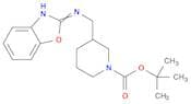 tert-Butyl 3-((benzo[d]oxazol-2-ylamino)methyl)piperidine-1-carboxylate