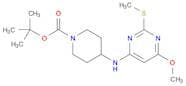 4-(6-Methoxy-2-methylsulfanyl-pyrimidin-4-ylamino)-piperidine-1-carboxylic acid tert-butyl ester