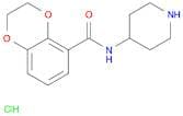 2,3-Dihydro-benzo[1,4]dioxine-5-carboxylic acid piperidin-4-ylamide hydrochloride