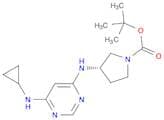 (S)-3-(6-Cyclopropylamino-pyrimidin-4-ylamino)-pyrrolidine-1-carboxylic acid tert-butyl ester
