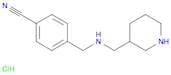 4-{[(Piperidin-3-ylmethyl)-amino]-methyl}-benzonitrile hydrochloride