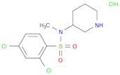 2,4-Dichloro-N-methyl-N-piperidin-3-yl-benzenesulfonamide hydrochloride