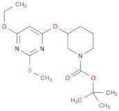 1-Piperidinecarboxylic acid, 3-[[6-ethoxy-2-(methylthio)-4-pyrimidinyl]oxy]-, 1,1-dimethylethyl es…