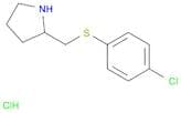 2-(4-Chloro-phenylsulfanylmethyl)-pyrrolidine hydrochloride