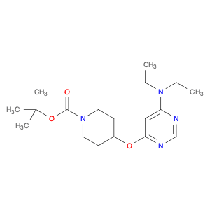 4-(6-Diethylamino-pyrimidin-4-yloxy)-piperidine-1-carboxylic acid tert-butyl ester