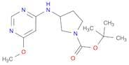 3-(6-Methoxy-pyrimidin-4-ylamino)-pyrrolidine-1-carboxylic acid tert-butyl ester