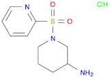 1-(Pyridin-2-ylsulfonyl)piperidin-3-amine hydrochloride