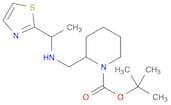 tert-Butyl 2-(((1-(thiazol-2-yl)ethyl)amino)methyl)piperidine-1-carboxylate