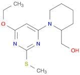 [1-(6-Ethoxy-2-methylsulfanyl-pyrimidin-4-yl)-piperidin-2-yl]-methanol
