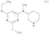 (6-Ethoxy-2-methylsulfanyl-pyrimidin-4-yl)-methyl-piperidin-3-yl-amine hydrochloride