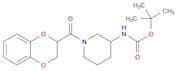 tert-Butyl (1-(2,3-dihydrobenzo[b][1,4]dioxine-2-carbonyl)piperidin-3-yl)carbamate