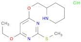 4-Ethoxy-2-methylsulfanyl-6-(piperidin-2-ylmethoxy)-pyrimidine hydrochloride