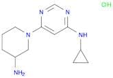 [6-(3-Amino-piperidin-1-yl)-pyrimidin-4-yl]-cyclopropyl-amine hydrochloride
