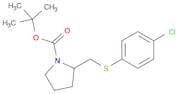 2-(4-Chloro-phenylsulfanylmethyl)-pyrrolidine-1-carboxylic acid tert-butyl ester