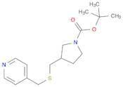 tert-Butyl 3-(((pyridin-4-ylmethyl)thio)methyl)pyrrolidine-1-carboxylate