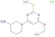 1-(6-Ethoxy-2-methylsulfanyl-pyrimidin-4-yl)-piperidin-3-ylamine hydrochloride