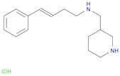 (E)-4-Phenyl-N-(piperidin-3-ylmethyl)but-3-en-1-amine hydrochloride