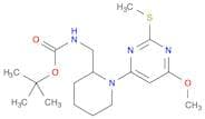 [1-(6-Methoxy-2-methylsulfanyl-pyrimidin-4-yl)-piperidin-2-ylmethyl]-carbamic acid tert-butyl ester