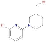 2-Bromo-6-(3-(bromomethyl)piperidin-1-yl)pyridine