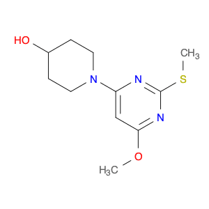 1-(6-Methoxy-2-methylsulfanyl-pyrimidin-4-yl)-piperidin-4-ol