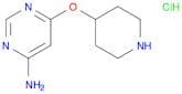 6-(Piperidin-4-yloxy)-pyrimidin-4-ylamine hydrochloride