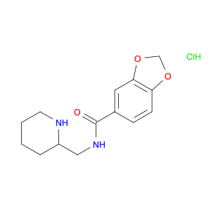 Benzo[1,3]dioxole-5-carboxylic acid (piperidin-2-ylmethyl)-amide hydrochloride