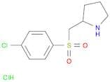 2-(((4-Chlorophenyl)sulfonyl)methyl)pyrrolidine hydrochloride