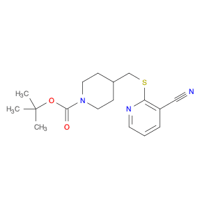 4-(3-Cyano-pyridin-2-ylsulfanylMeth
yl)-piperidine-1-carboxylic acid te
rt-butyl ester