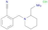 2-((2-(Aminomethyl)piperidin-1-yl)methyl)benzonitrile hydrochloride