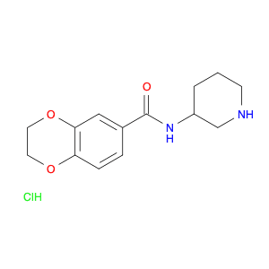 2,3-Dihydro-benzo[1,4]dioxine-6-carboxylic acid piperidin-3-ylamide hydrochloride