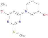 1-(6-Methoxy-2-methylsulfanyl-pyrimidin-4-yl)-piperidin-3-ol