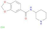 Benzo[1,3]dioxole-5-carboxylic acid piperidin-3-ylamide hydrochloride