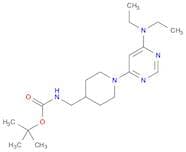 [1-(6-Diethylamino-pyrimidin-4-yl)-piperidin-4-ylmethyl]-carbamic acid tert-butyl ester