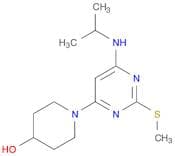 1-(6-Isopropylamino-2-methylsulfanyl-pyrimidin-4-yl)-piperidin-4-ol