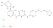 N-(1,1-Dimethylethyl)-3-[[5-methyl-2-[[4-[2-(1-pyrrolidinyl)ethoxy]phenyl]amino]-4-pyrimidinyl]ami…