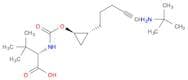 2-Methylpropan-2-amine (S)-3,3-dimethyl-2-((((1R,2R)-2-(pent-4-yn-1-yl)cyclopropoxy)carbonyl)amino…