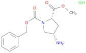 (2S, 4S)-4-Amino-1-[benzyloxycarbonyl]pyrrolidine-2-methylcarboxylate, HCl