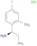 (R)-1-(4-Fluoro-2-methylphenyl)propan-1-amine hydrochloride