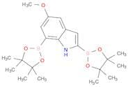 5-Methoxyindole--2,7-diboronic acid, pinacol ester