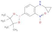 N-Cyclopropyl-2-nitro-4-(4,4,5,5-tetramethyl-1,3,2-dioxaborolan-2-yl)aniline