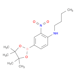 N-Butyl-2-nitro-4-(4,4,5,5-tetramethyl-1,3,2-dioxaborolan-2-yl)aniline