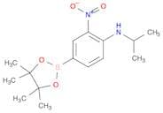 N-Isopropyl-2-nitro-4-(4,4,5,5-tetramethyl-1,3,2-dioxaborolan-2-yl)aniline