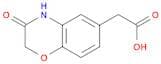 2-(3-oxo-3,4-dihydro-2H-1,4-benzoxazin-6-yl)acetic acid