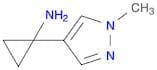 1-(1-Methyl-1H-pyrazol-4-yl)cyclopropan-1-amine
