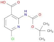 2-(tert-Butoxycarbonylamino)-6-chloronicotinic acid